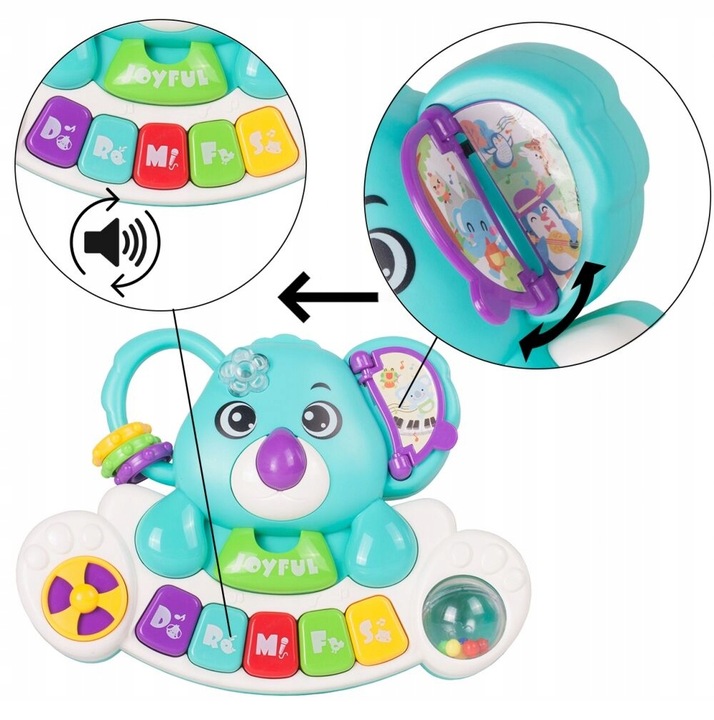 EDUKACYJNE PIANINKO MUZYCZNE ORGANKI INTERAKTYWNE MUZYKA MIŚ KOALA PROMERCO Rodzaj pianinko