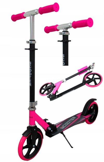 

Duża Hulajnoga H5 Składana R-Sport 200mm do100 kg