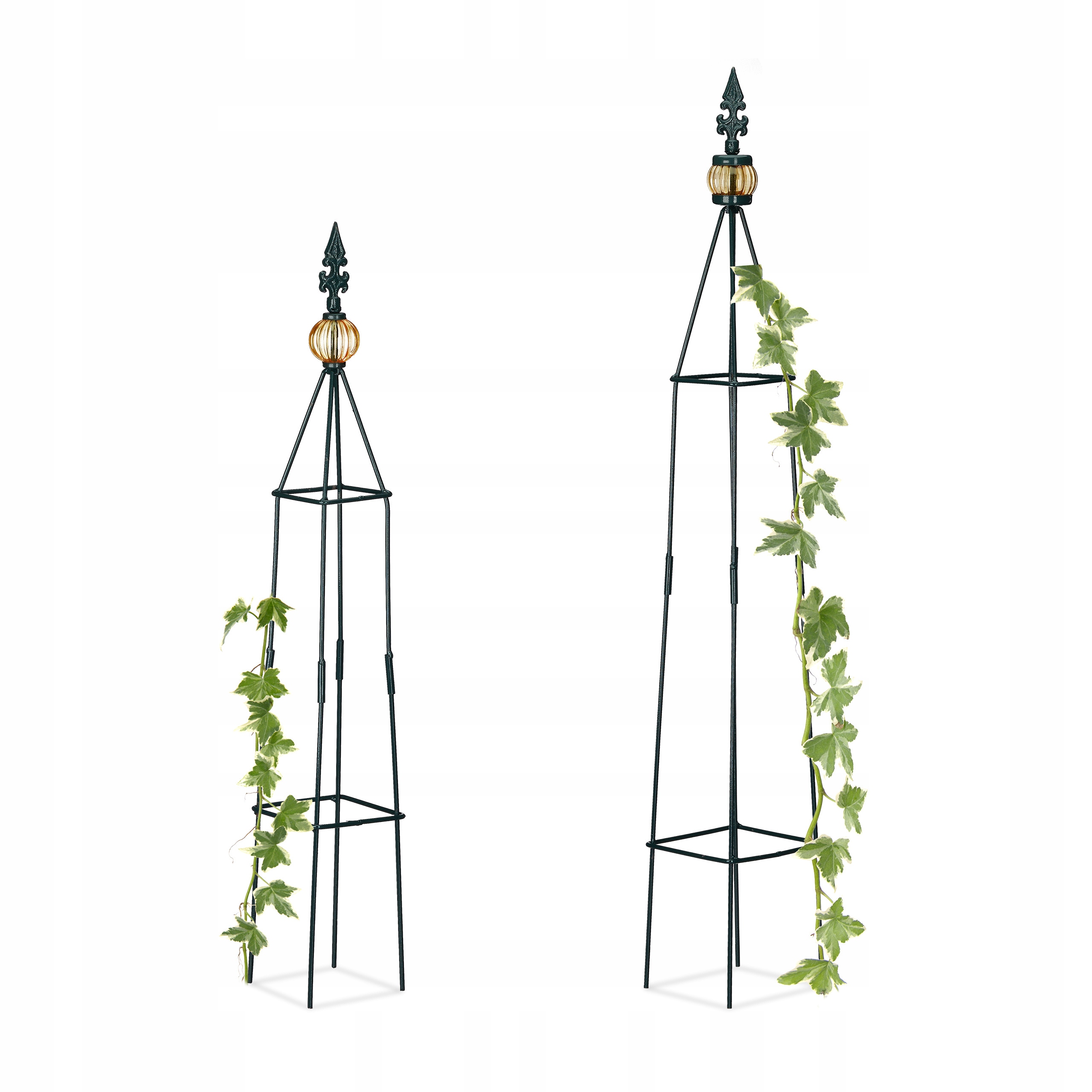 Podpěra pro popínavé rostliny pergola pyramida 2 ks