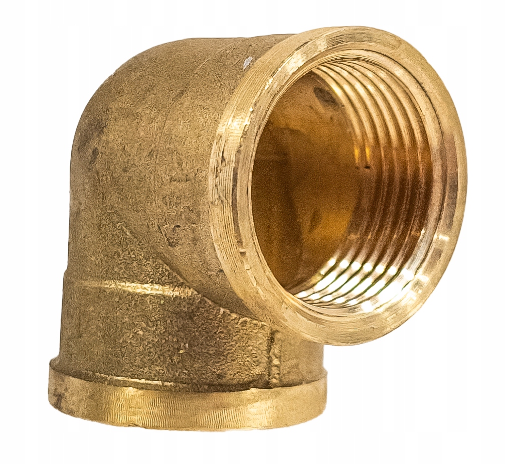 KOLANO KOLANKO MOSIĘŻNE MUFOWE MOSIĄDZ 1" GWINT WEWNĘTRZNY SOLIDNE MOCNE Marka Sizer