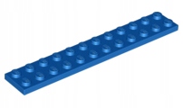 

Lego 2445 Płytka 2x12 niebieska Nowa (4g)
