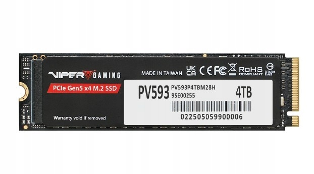 Patriot Ssd disk 4TB Viper PV593 M.2 2280 PCIe Gen5 x4 14000/13000MB/s