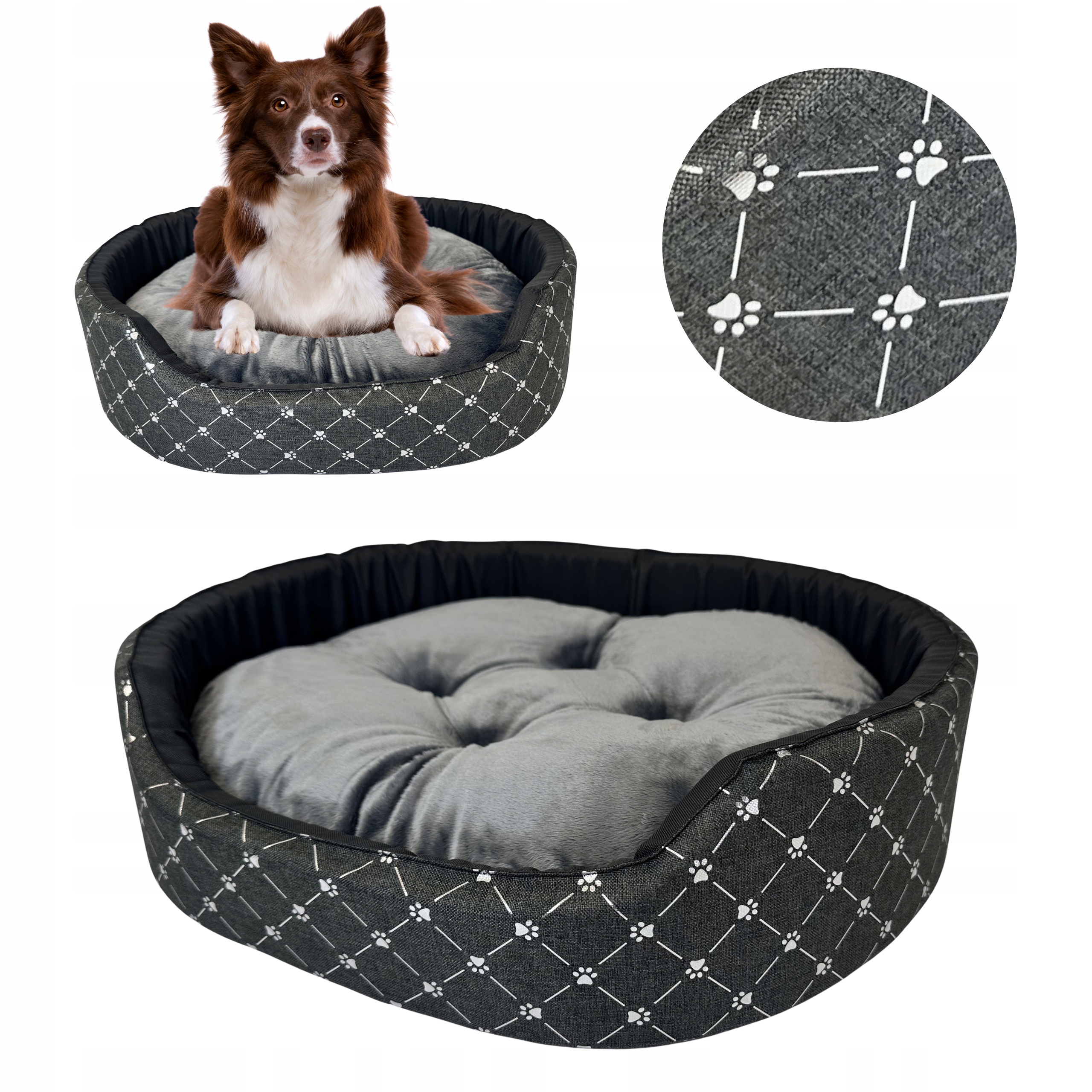 Pelíšek pro psa Potah Pohovka Kotec Vodotěsná XL 75x65 cm barvy