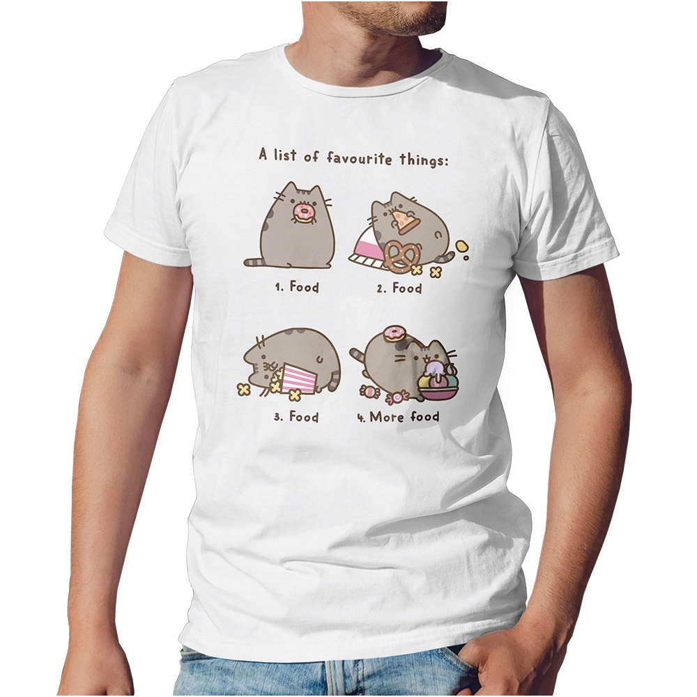 

Koszulka Męska Pusheen Kot Roz. 2XL Wzory