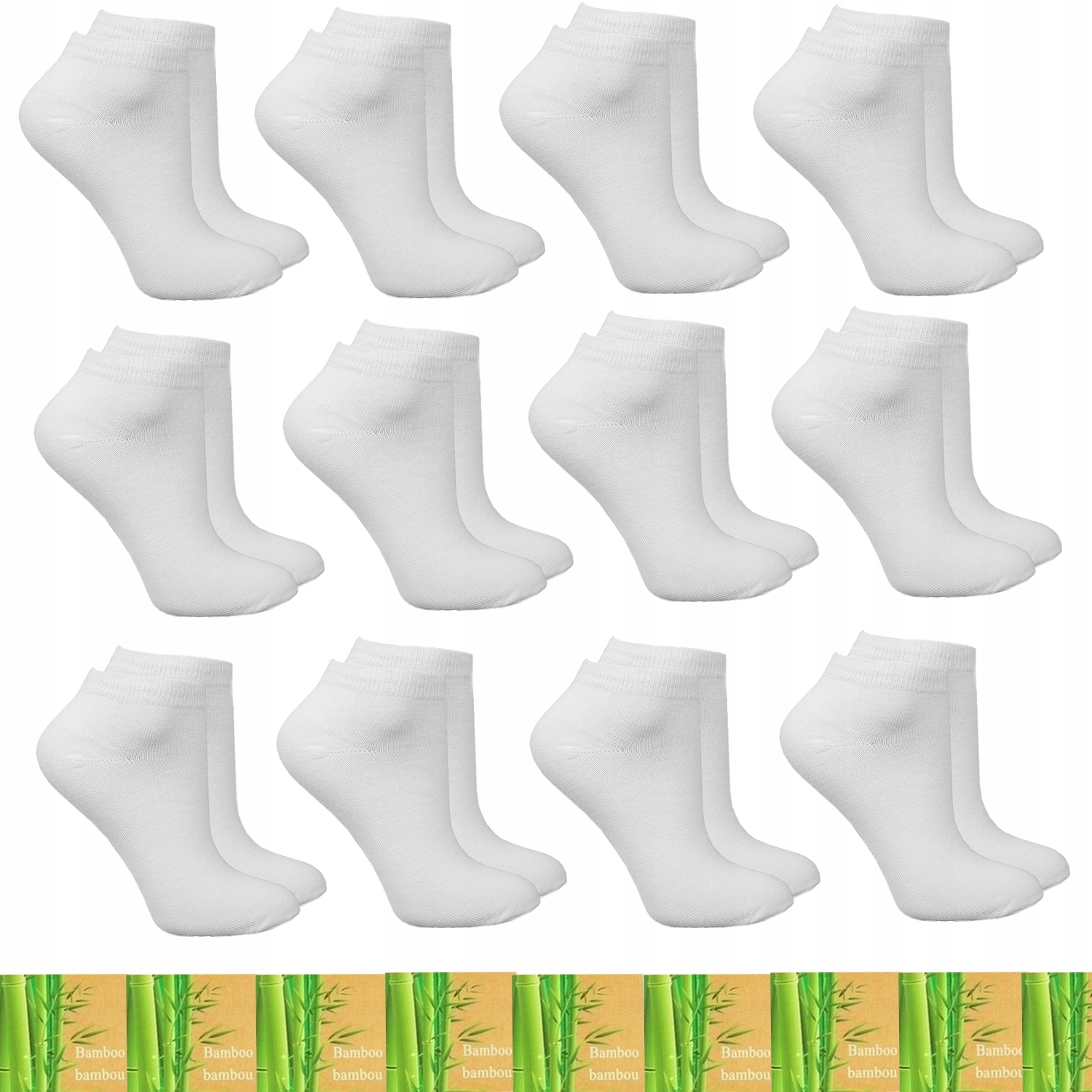 

12 par Stopki Bambusowe Damskie skarpety 35-38