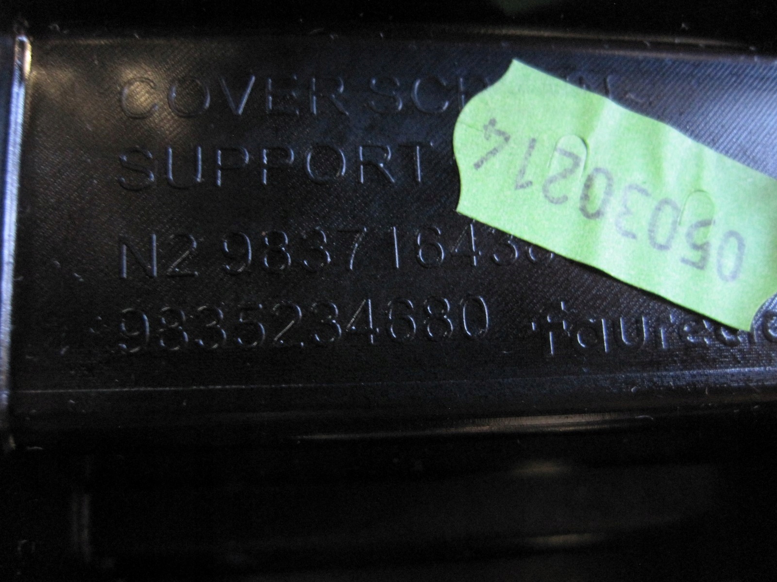 PANEL DEKOR PEUGEOT 408 9835234680