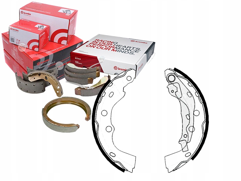 78 510(iMOTO) - ТОРМОЗНЫЕ КОЛОДКИ SUZUKI SWIFT 95-00 BREMBO