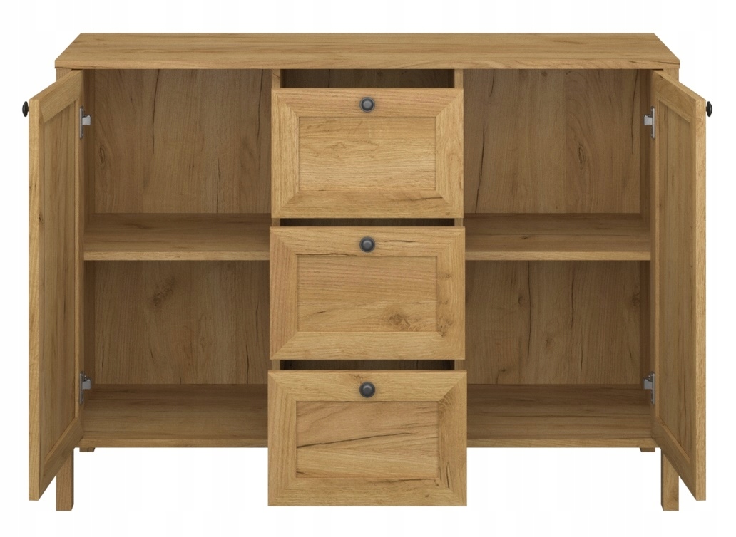 LOFT KOMODA 118CM z szufladami szafka dąb craft Marka inna