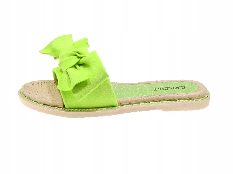ZAMSZOWE KLAPKI DAMSKIE LS9501-6 Green r.40