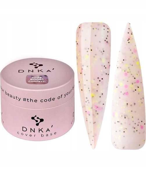 Dnka' Rubber Base Baza Kód #0061 Konfety 30 ml