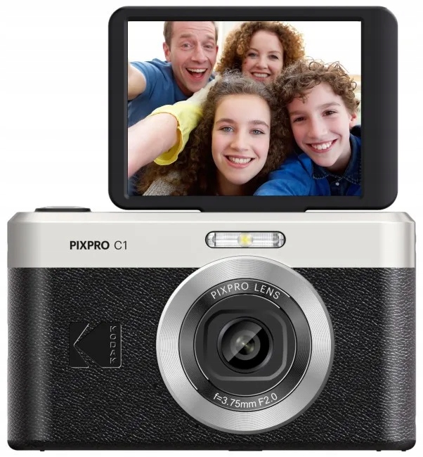 Aparat cyfrowy Kodak Pixpro C1 13Mpix 4x zoom 1/3" Bsi Cmos Czarny