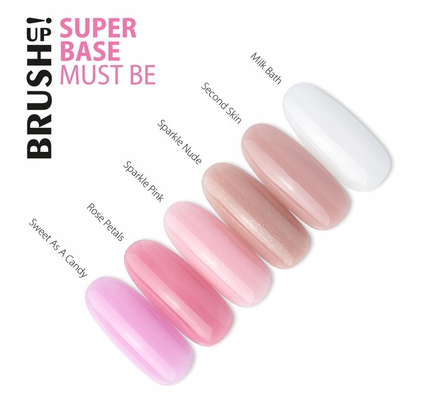 Очистити! super base UV/LED sparkle pink безкислотна основа ультратонке покрітлення — фото 7