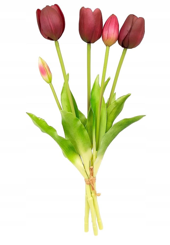 

Tulipan sztuczny Tulipany Bukiet 5 sztuk Fioletowe
