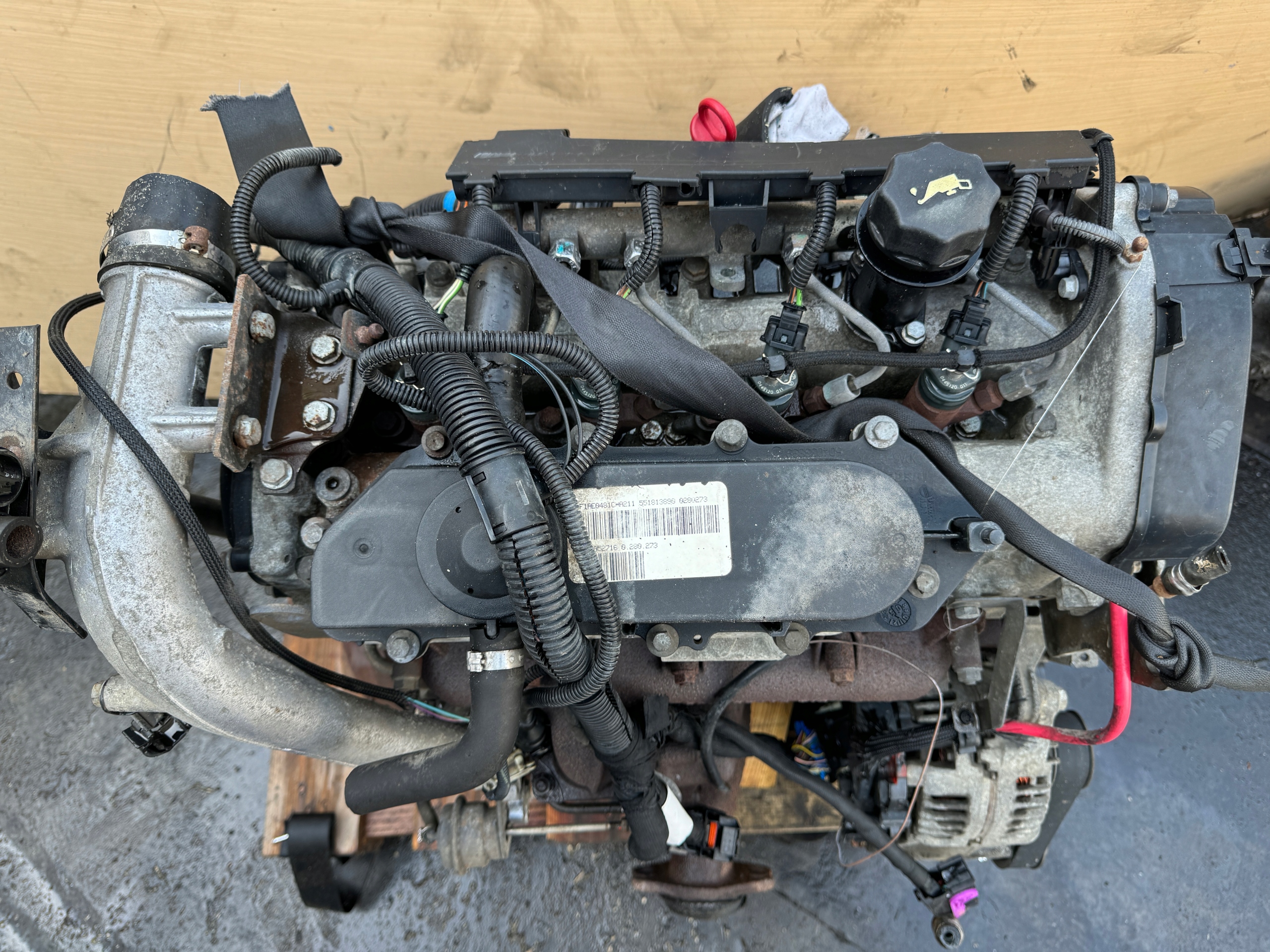 SILNIK KOMPLETNY FIAT DUCATO 2.3 JTD IVECO DAILY F1AE0481C SPRAWDZONY Producent części Fiat OE