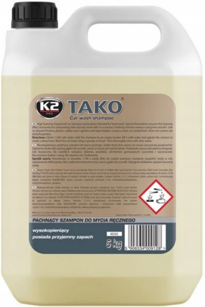 

K2 Tako Wydajny szampon do mycia ręcznego 5KG M242