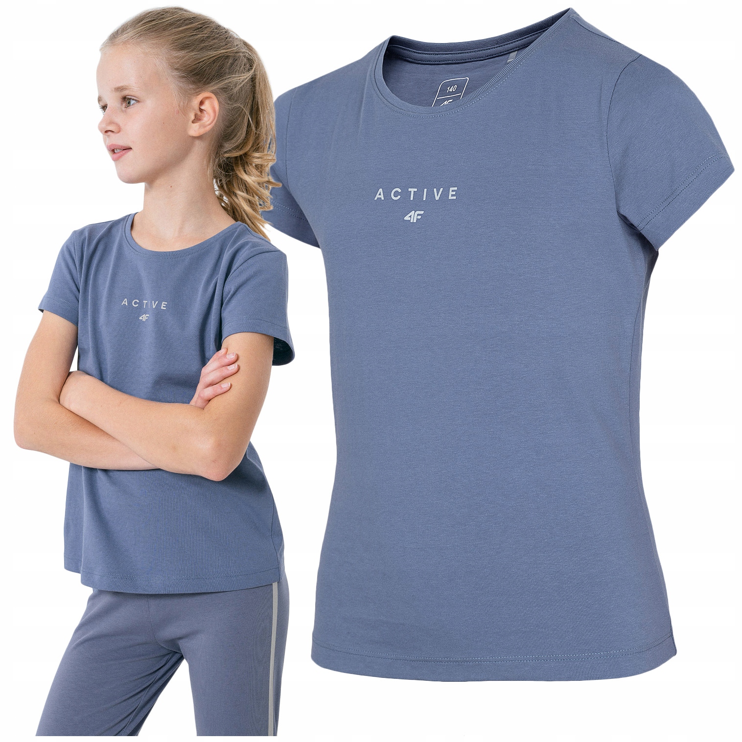 

Koszulka dziecięca T-shirt 4F junior JTSD002 158