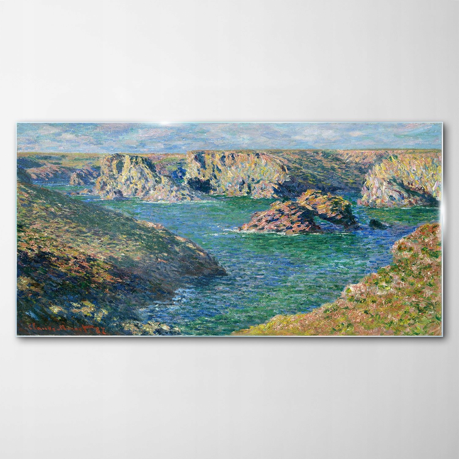 

Hartowany Obraz Szklany Claude Monet Port 100x50