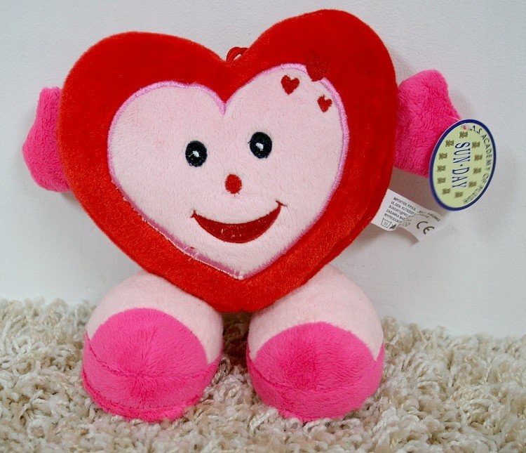 Poduszka Serce Czerwone Love - 15cm WALENTYNKI