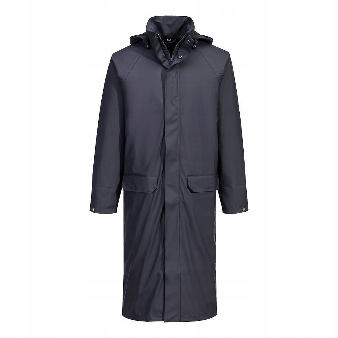 Dlouhý kabát Flexatex Chem Granátový vel. XL