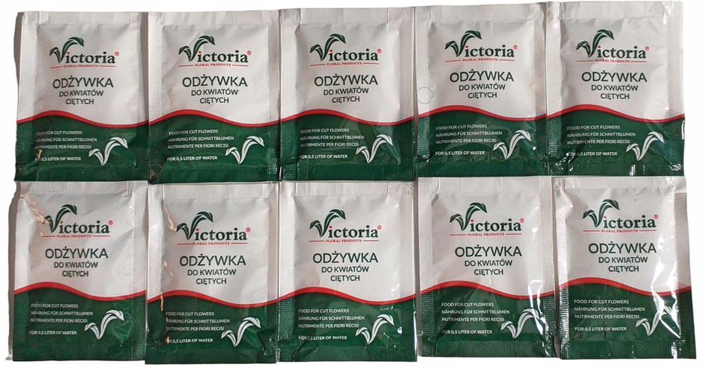 

Odżywka kwiatów ciętych kompozycji Victoria 10szt