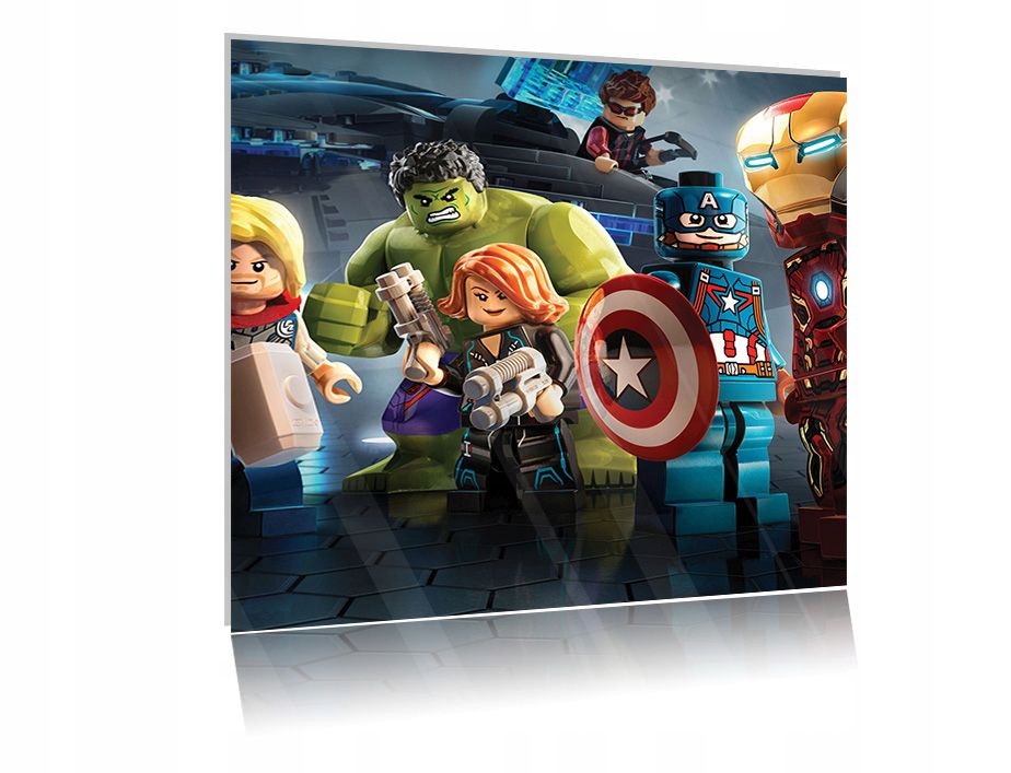 

Obraz szklany na szkle Lego 01 50x50