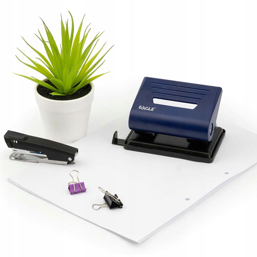 DZIURKACZ EAGLE 837 25 Kartek NIEBIESKI Marka Eagle