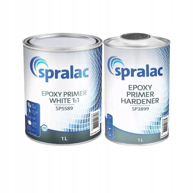 Spralac SP5589 Podkład epoksydowy biały 1L+ utw.SP2899 1L