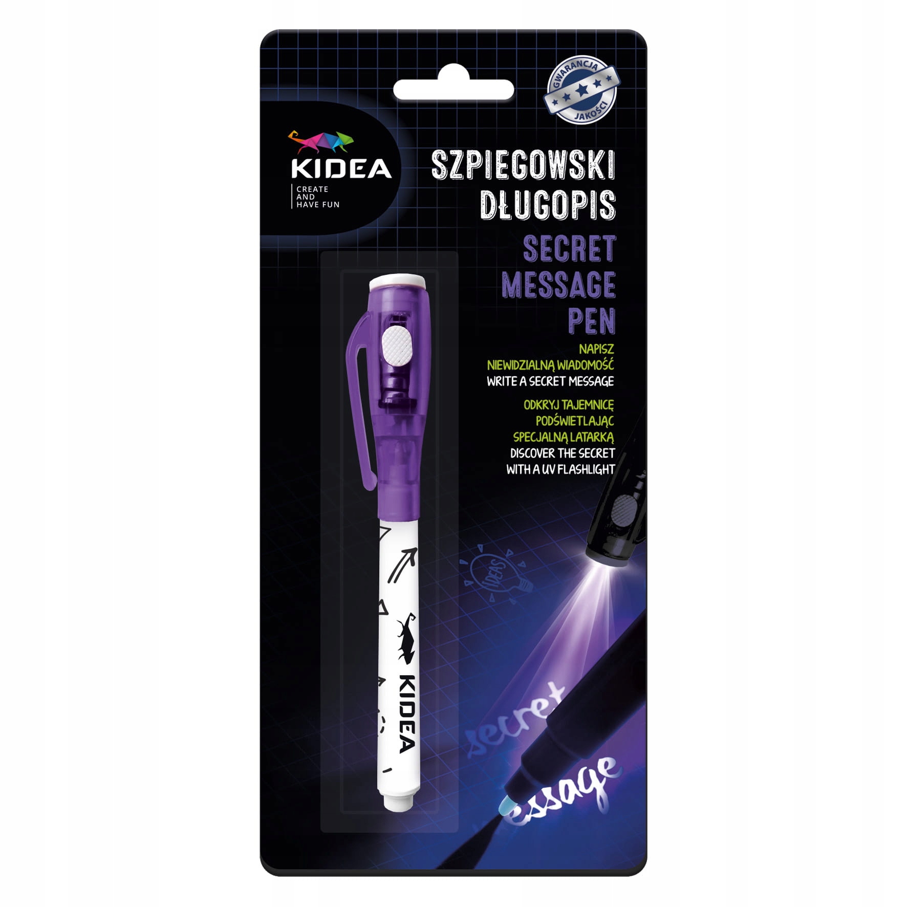 SZPIEGOWSKI DŁUGOPIS KIDEA