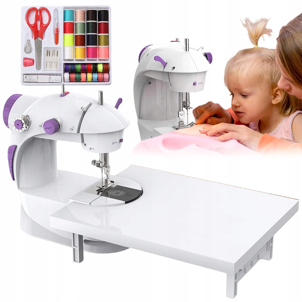 Mini Maszyna Do Szycia Z Obcinaczem Nici Do Filcu I Skóry Cienkie