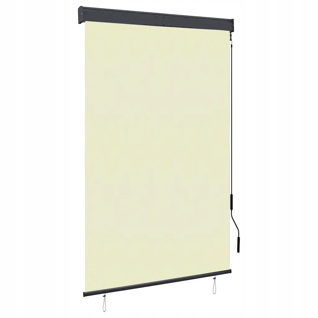 vidaXL Venkovní roleta 120 x 250 cm krémová