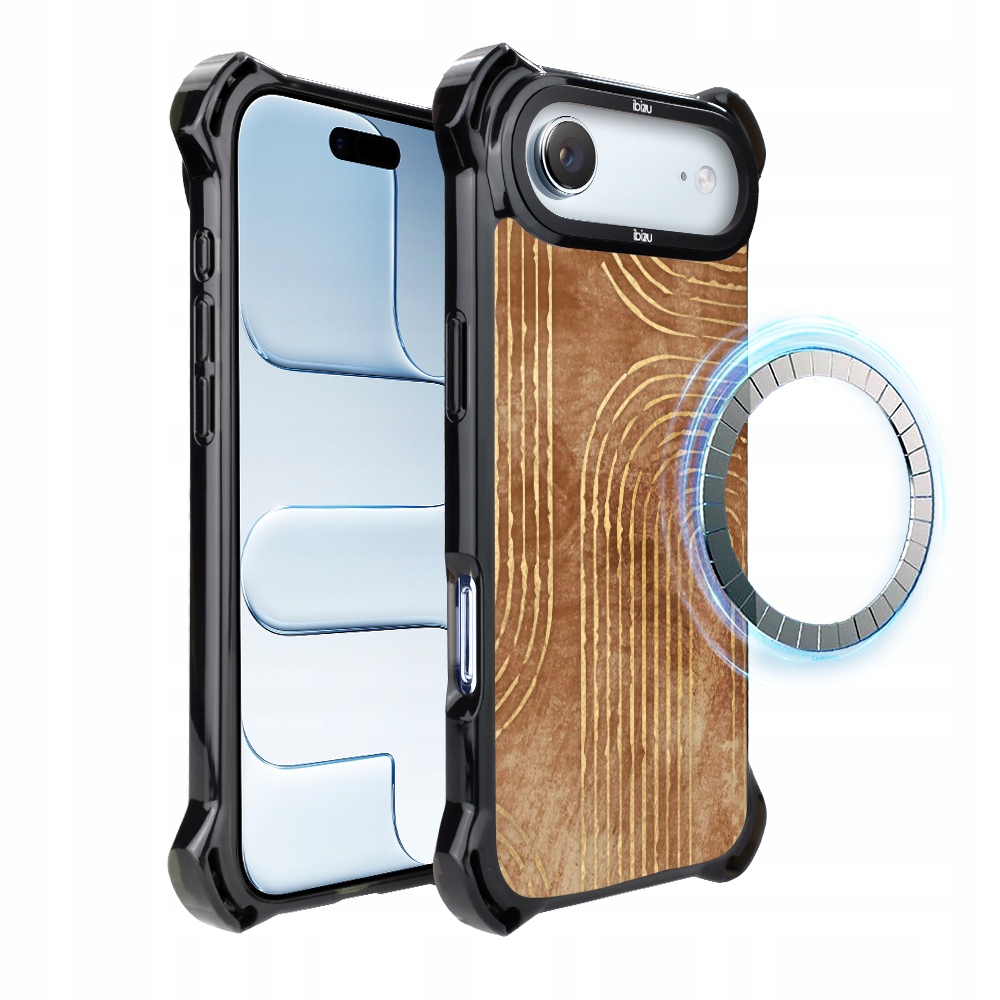 Pouzdro Ibizu DropGuard Ultra iPhone Air s MagSafe, Boho, liniemi