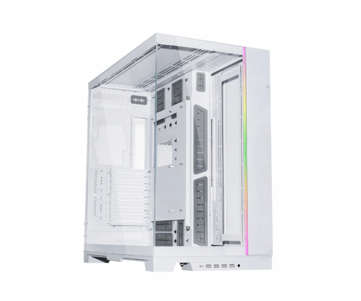 Obudowa Pc Lian Li O11 Dynamic Evo XL Full Tower Szkło hartowane Rgb Biała