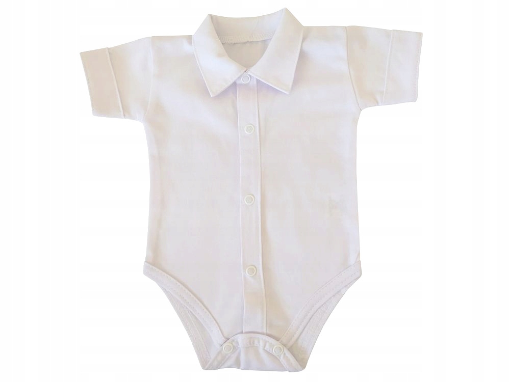 Koszulo-body eleganckie białe - r. krótki 74