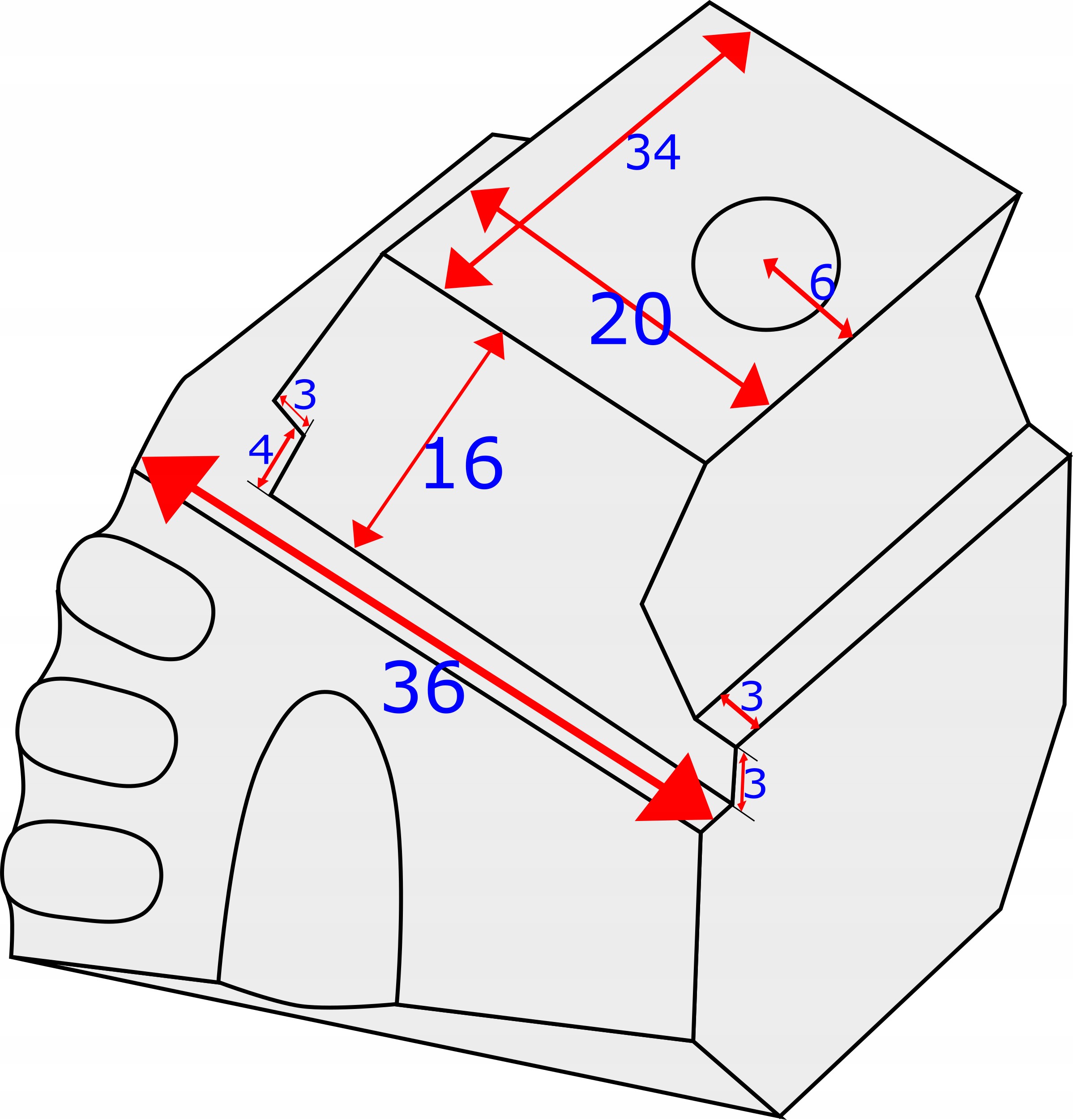 Hamulec do rolek RAVEN Princess biały PVC 4 szt Kod producenta 032077