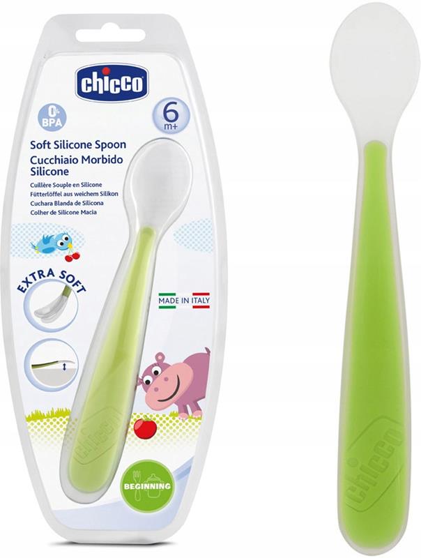 

Chicco Miękka Łyżeczka Silikonowa Dla Niemowląt