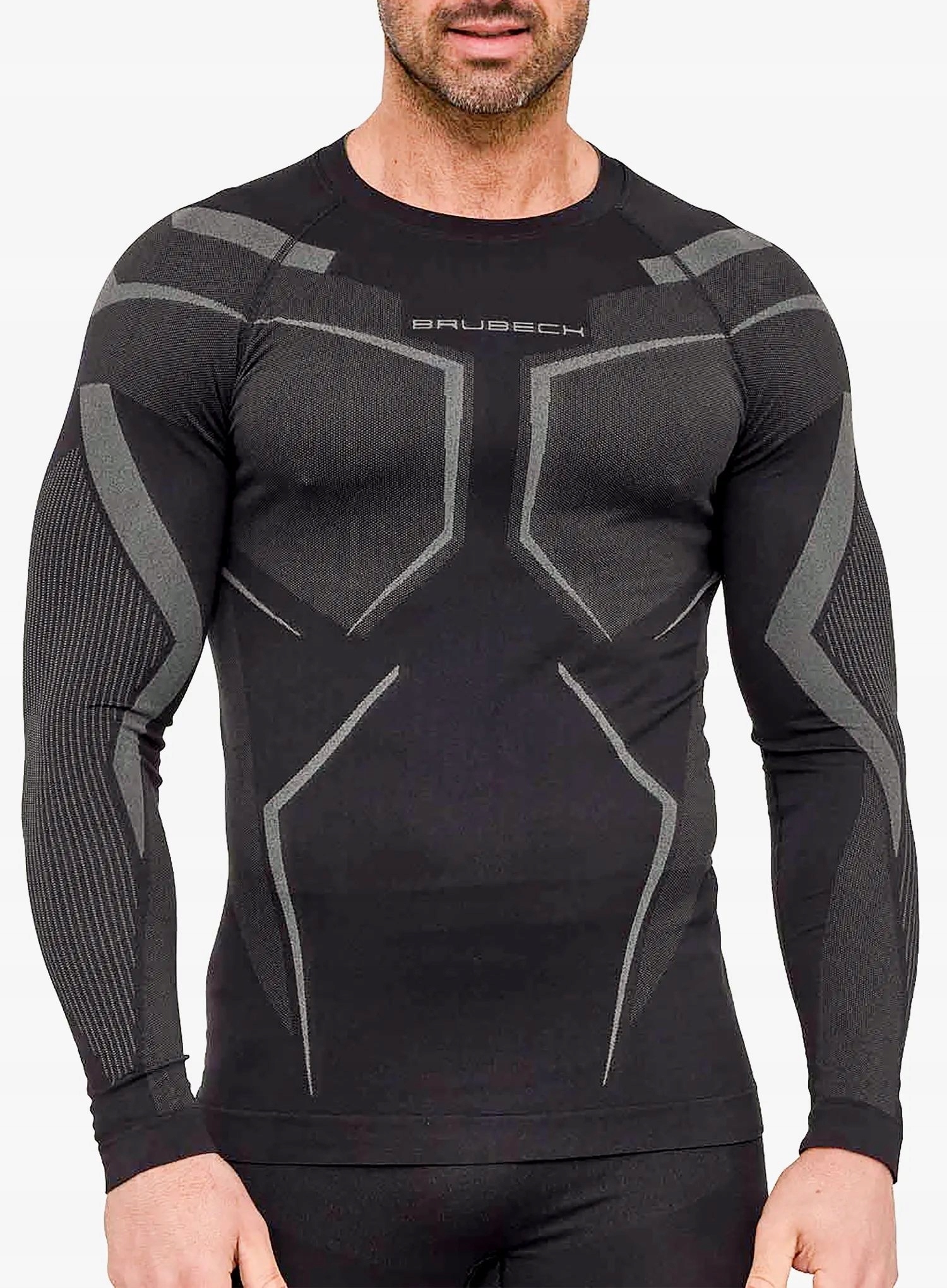 Bluza termoaktywna Brubeck Dry Ls graphite/black XXL