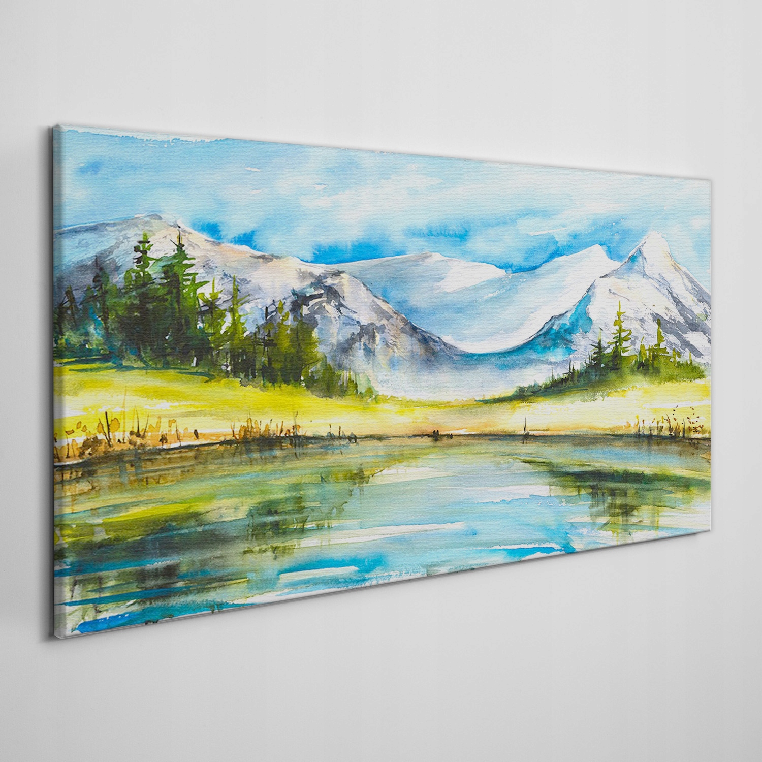 

Obraz na płótnie Jezioro góry las krajobraz 120x60