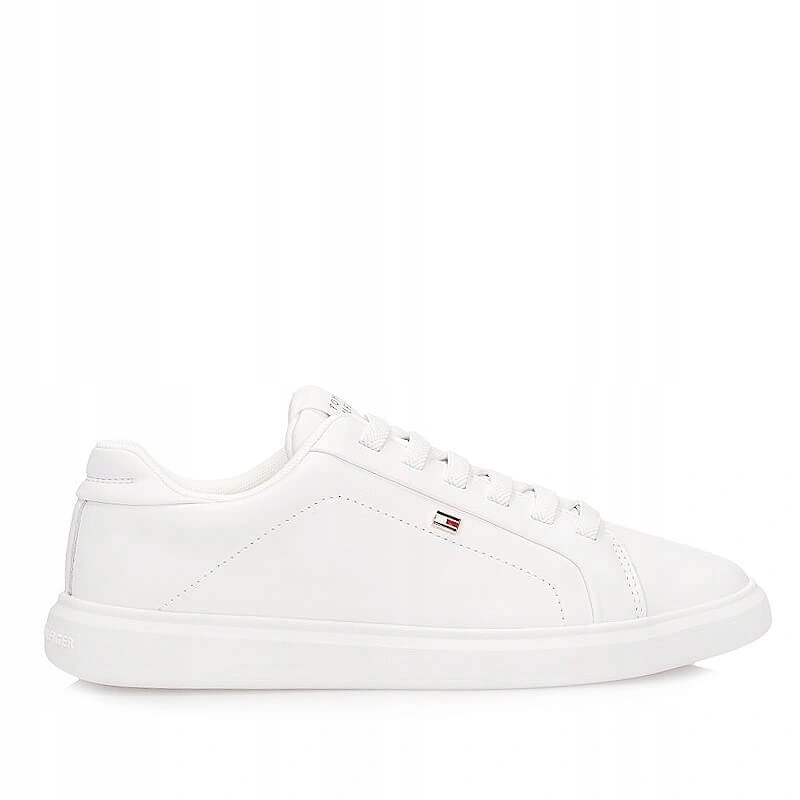 Dámské tenisky Tommy Hilfiger FW0FW08948YBSW8B Th Icon Court Light bílé