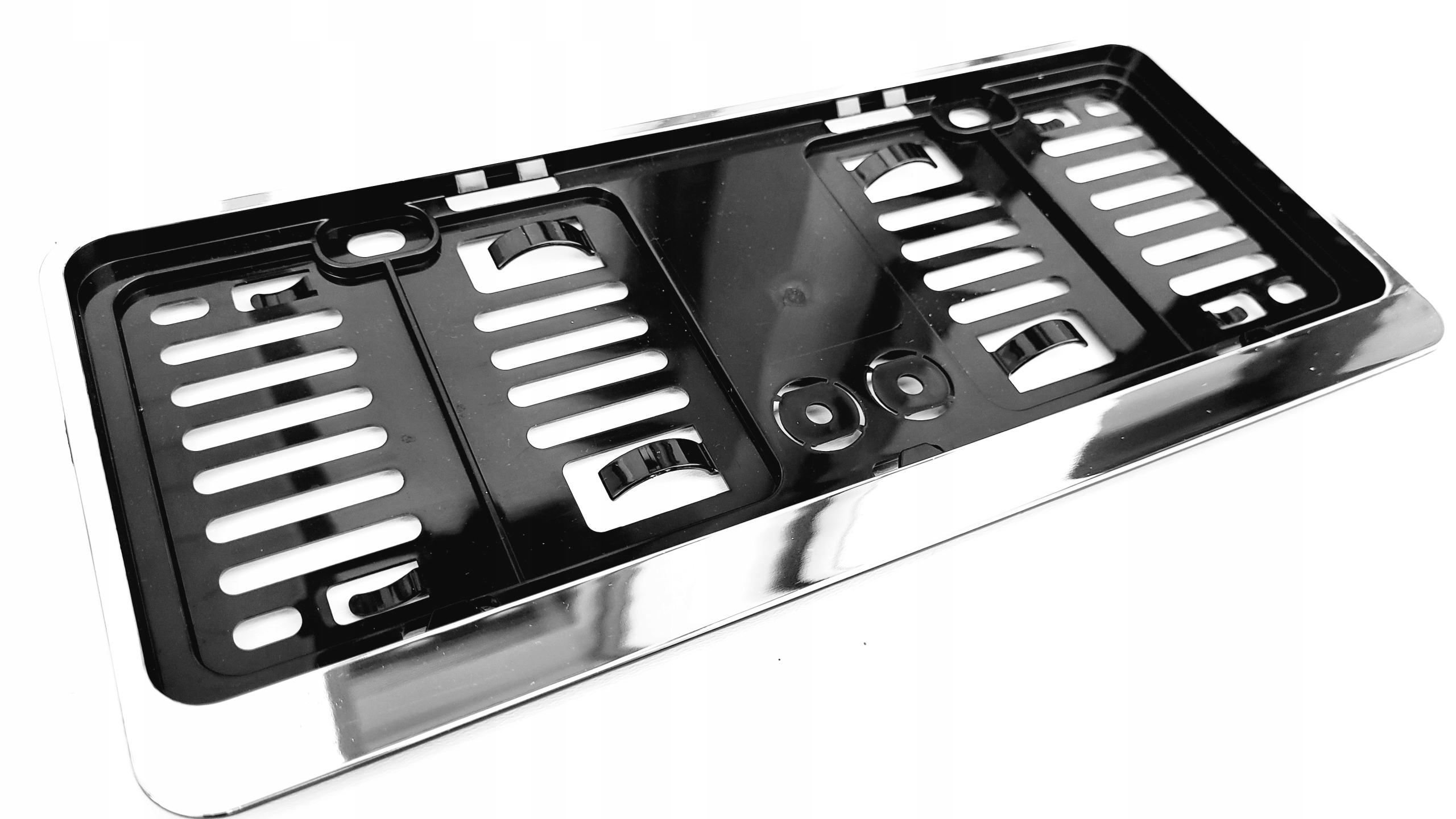 Ramka pod tablicę rejestracyjną do Usa Jdm skrócona mała krótka Chrom