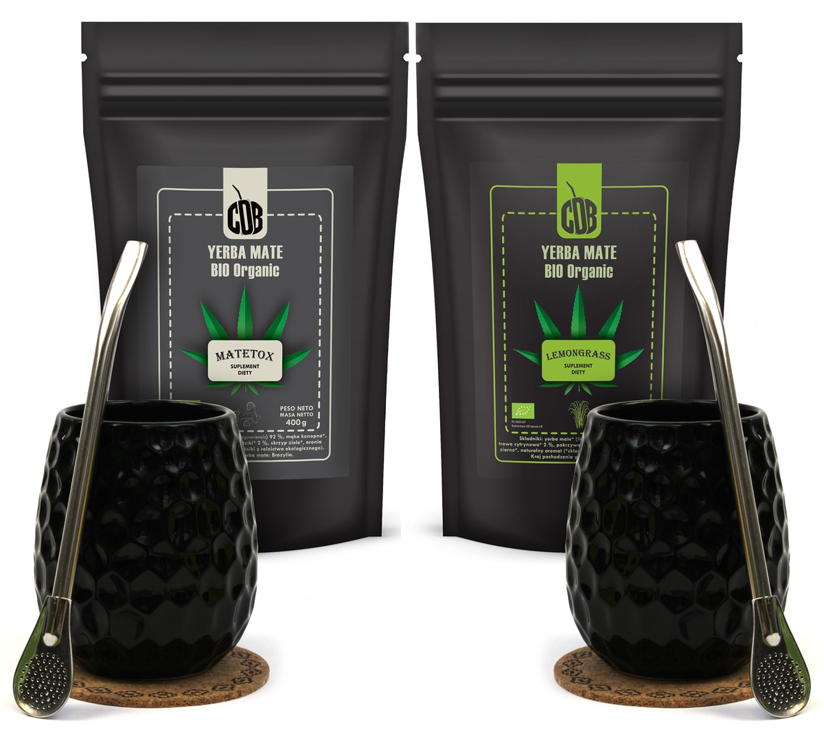 Levně Sada pro dva Yerba Mate Bio Organic