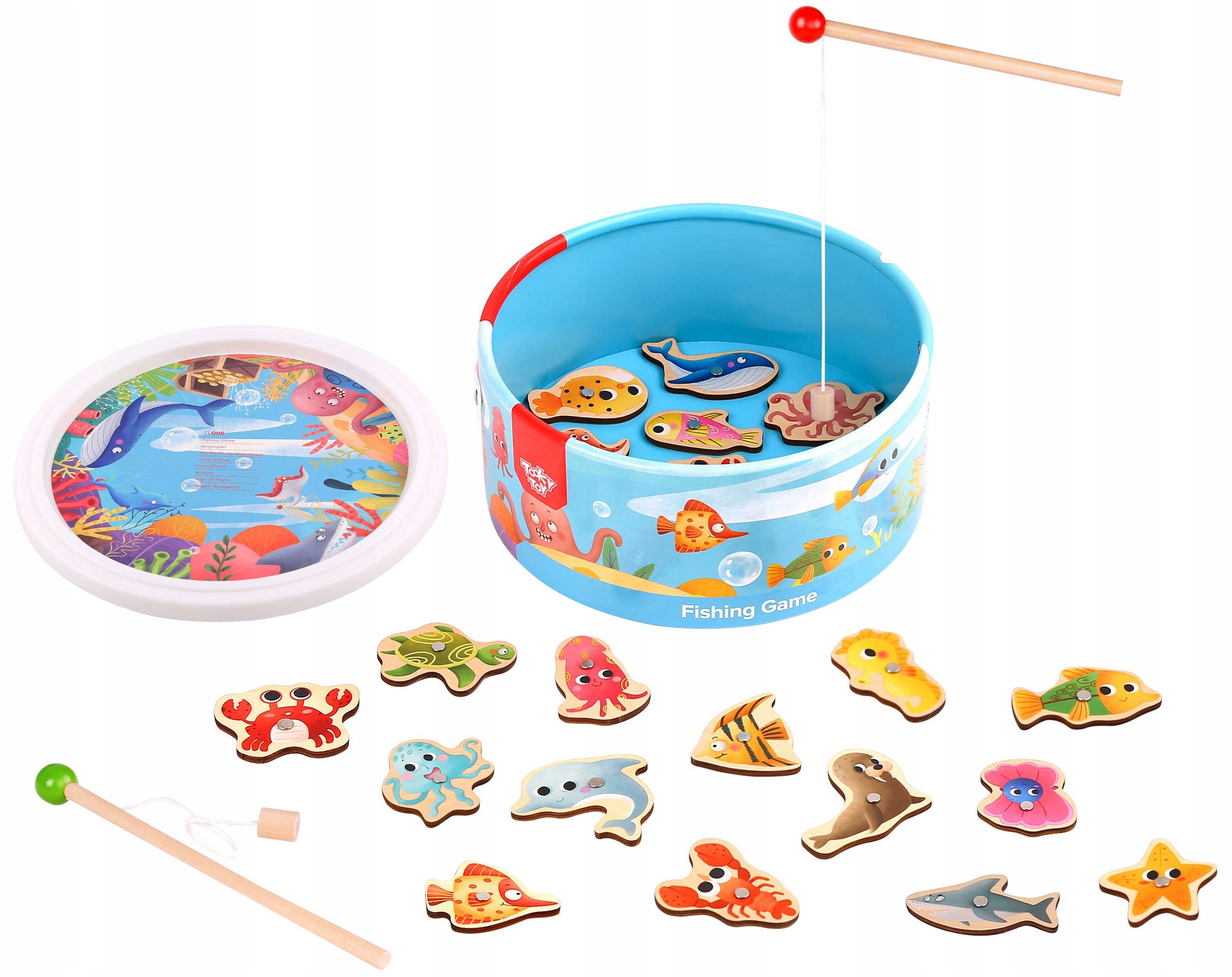 

Tooky Toy Gra Zręcznościowa Łowienie Rybek Wędka