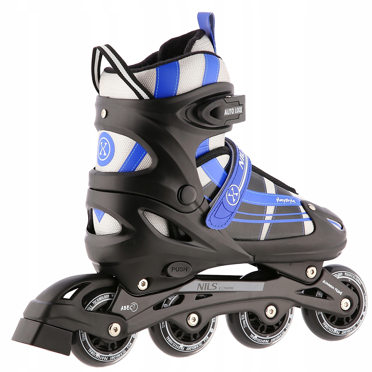 ŁYŻWOROLKI 2W1 ROLKI ŁYŻWY MĘSKIE REGULOWANE DZIECI ABEC7 REKREACYJNE 35-38 Rozmiar 35-38