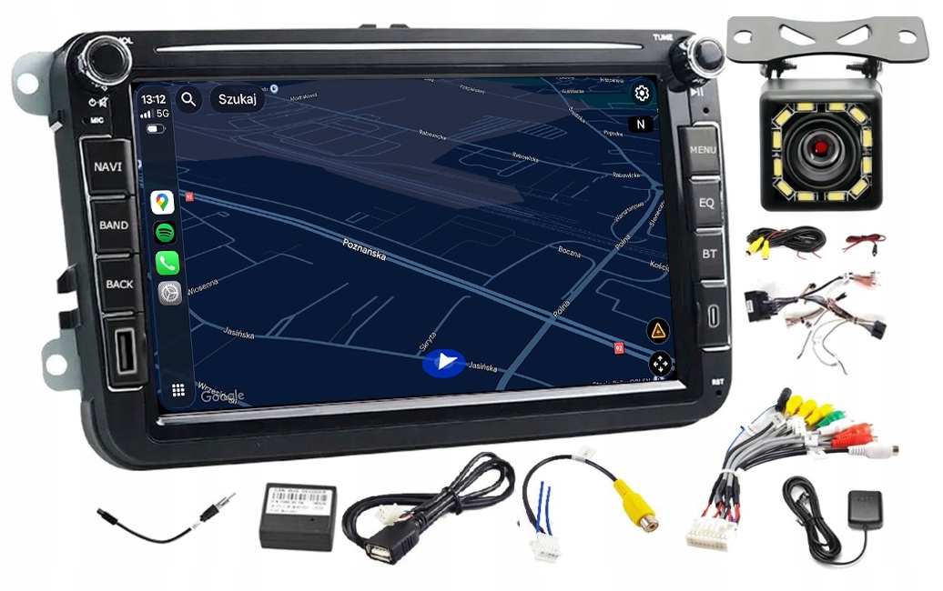 Rádio Navigácia Carplay Android Gps Vw Passat B7 2010-2014 Wifi Bt 4GB 64GB