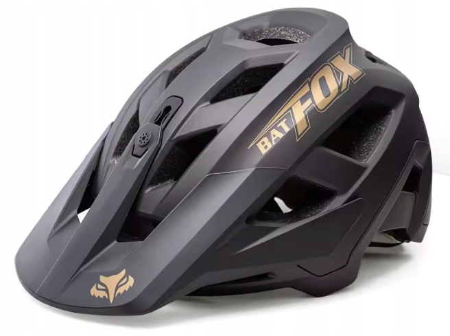 Rampage Kask M Mtb XC Enduro Batfox reg daszek zapięcie Czarny Xtr XX1 Lux