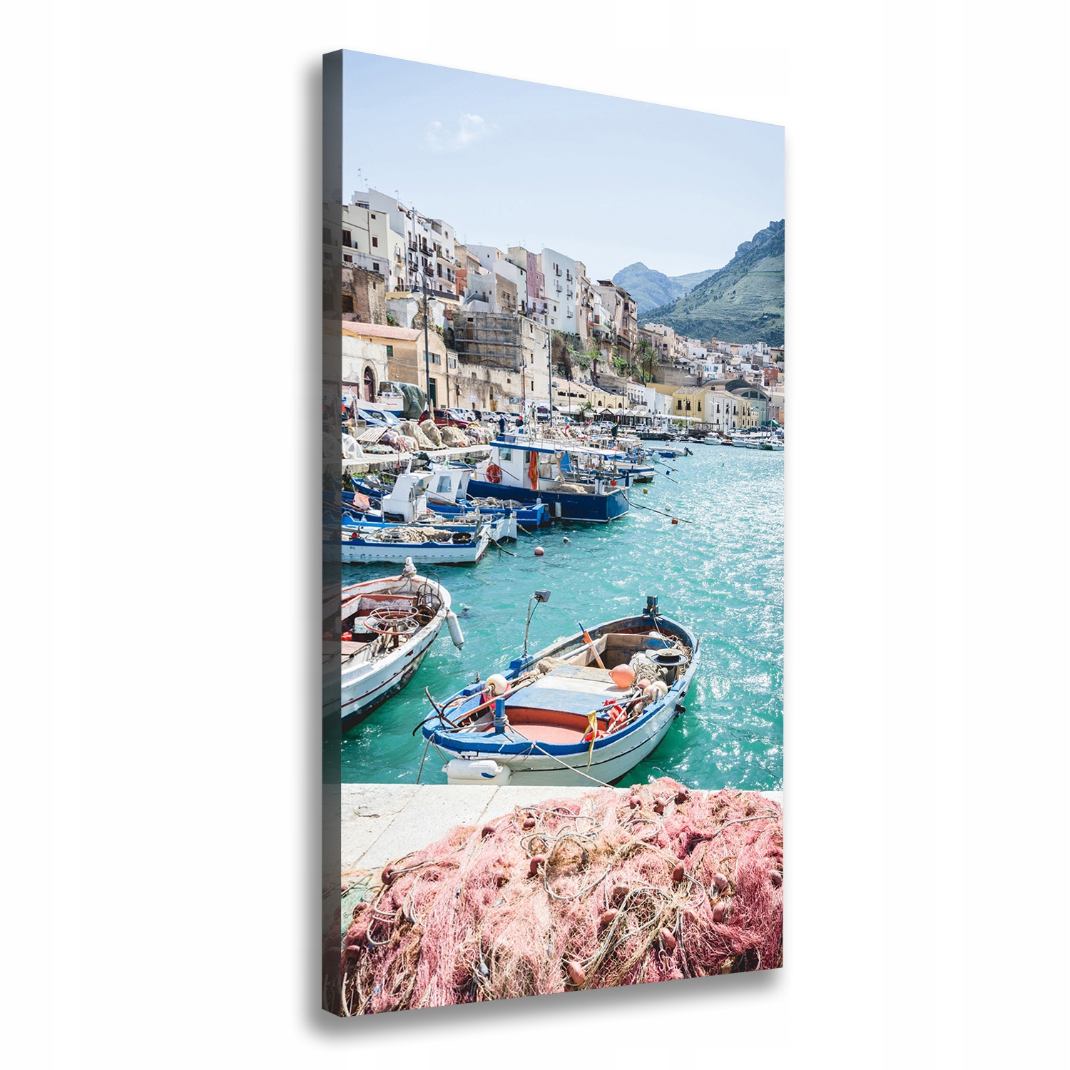 

Nowoczesny obraz canvas na ramie Sycylia 50x100 cm