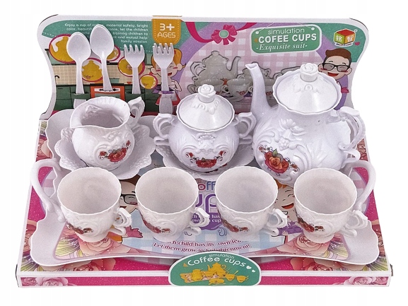 

Zestaw Do Herbaty Z Tacą. Do Zabawy. Dla Dzieci