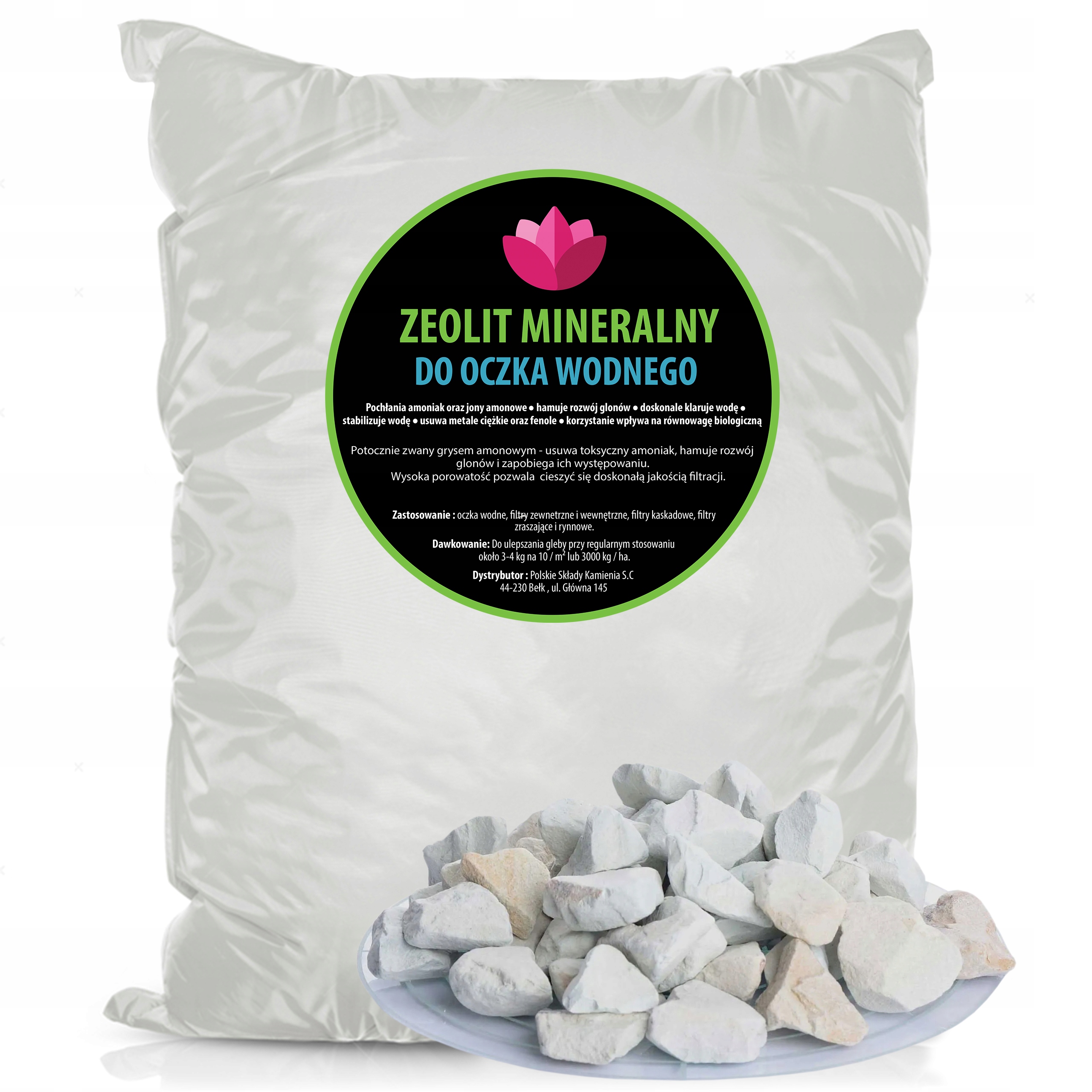 

Zeolit Do Oczka Wodnego Antyglon Filtr Gruby 25KG