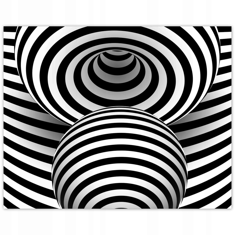 

Plakat 50x40 Abstrackja czarnobiała