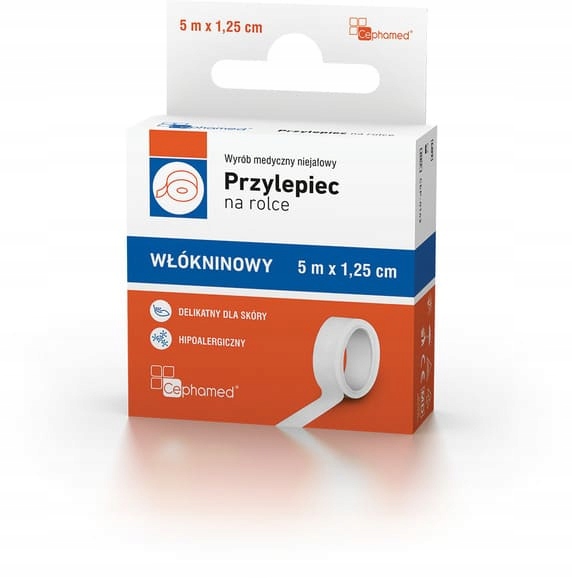

Przylepiec na rolce włókninowy 5m x 1,25cm