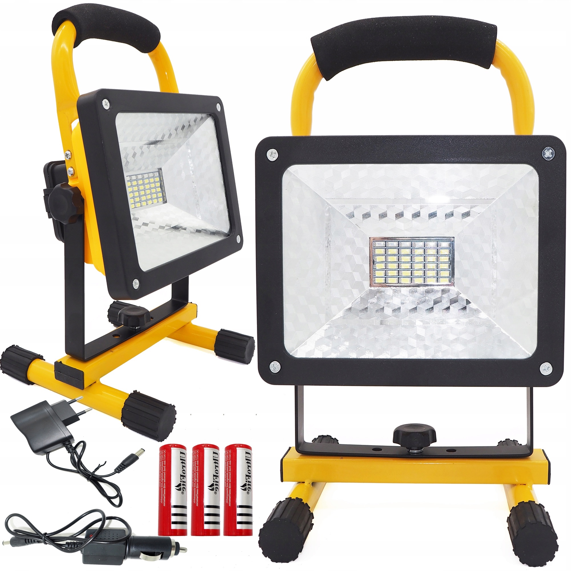 

Halogen Led Naświetlacz Akumulatorowy Budowlany XL